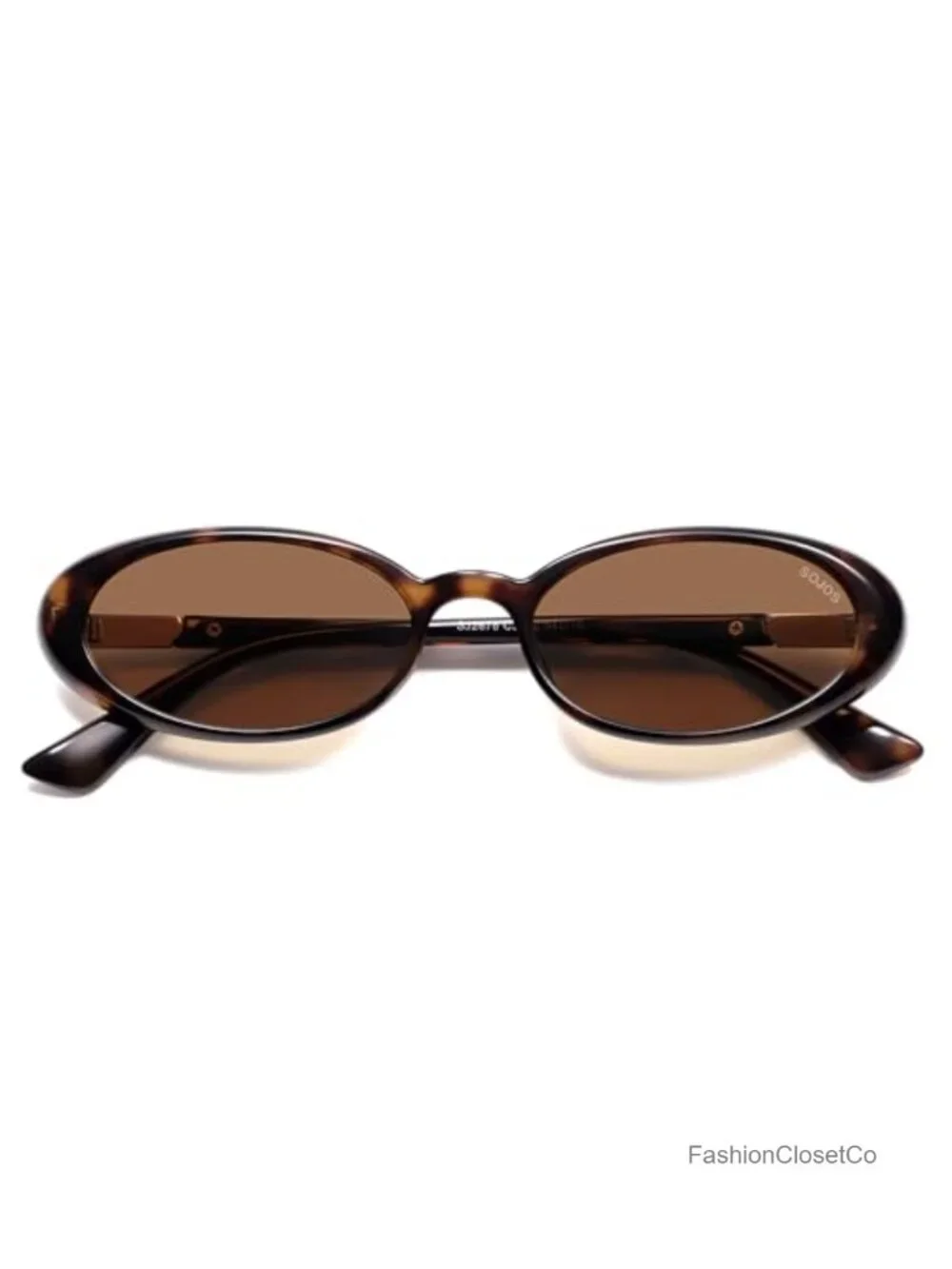 Polarized Oval Sunglasses for Women, UV400 Protection, Retro Frame